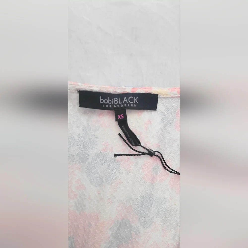 NWT! Luxe Bobi Anthro Pastel Chic Floral Print Ruffled Cottagecore Maxi Dress XS - Picture 5 of 16